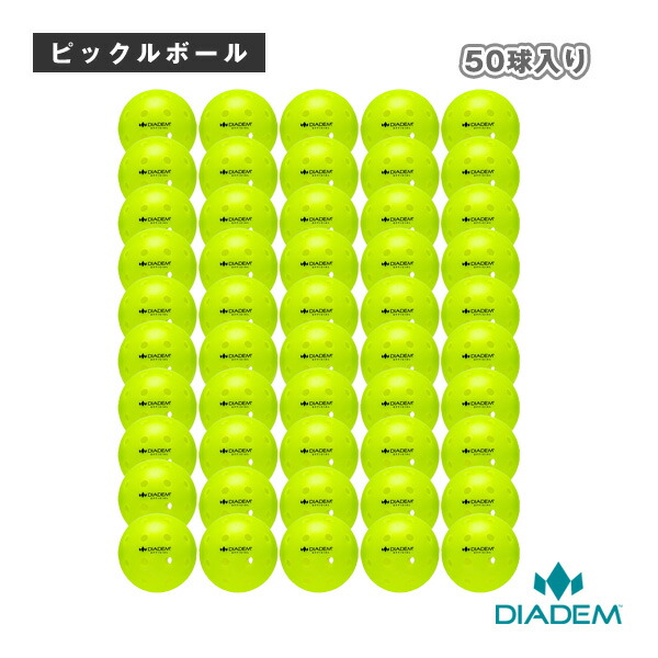 【ピックルボールボール ダイアデム】 オフィシャルピックルボール The Official Pickleball Ball 50球 TPB004
