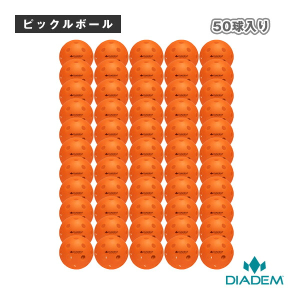 【ピックルボールボール ダイアデム】 オフィシャルピックルボールインドア用 The Official Pickleball Ball Indoor Ball 50球 TPB008