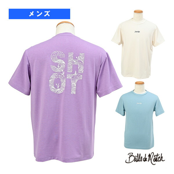 テニスウェア（メンズ/ユニ） バルデマッチ バックプリントTシャツ／メンズ（BDM-E1108）