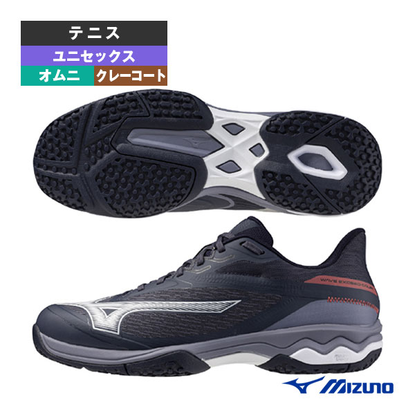 ミズノ テニスシューズウエーブエクシード6 WIDE OC 61GB251309 楽天市場】ミズノ テニスシューズ ウエーブエクシード6 ワイド