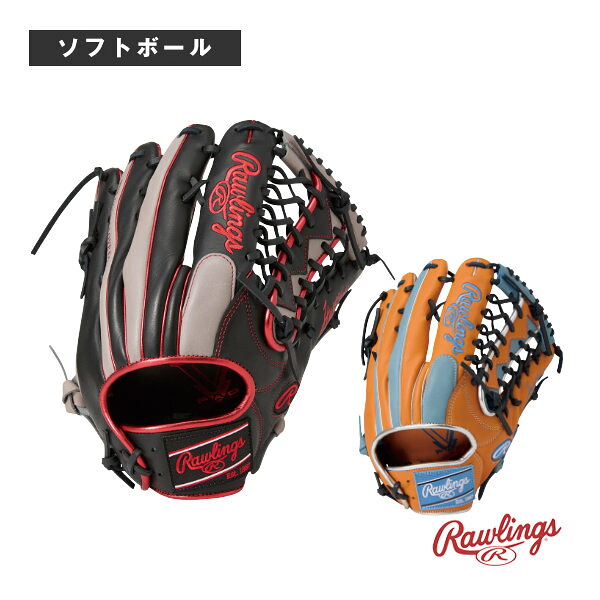 ソフトボールグローブ ローリングス ソフトハイパーテックカラーズ HYPER TECH COLORS ソフト用グラブ オールラウンド用 GS6HTCY719 |スポーツプラザ