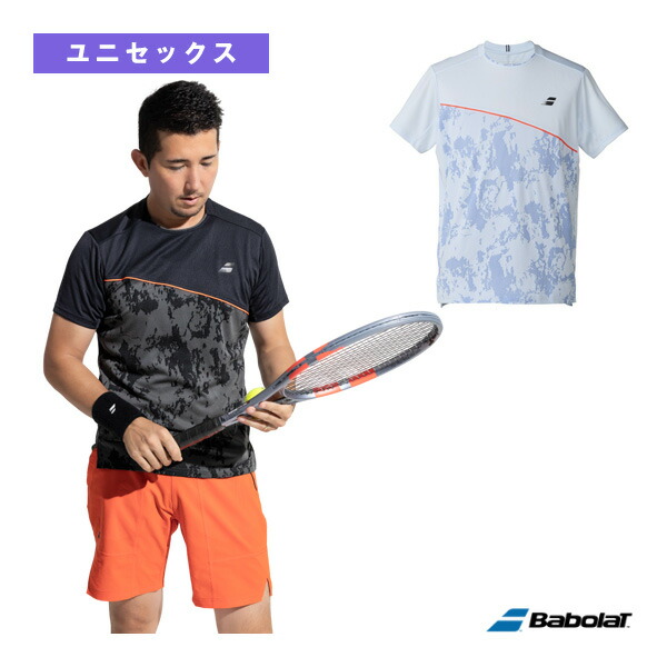 テニスウェア（メンズ/ユニ） バボラ プレイレンジ半袖シャツ PLAY SHORT SLEEVE SHIRT ユニセックス BUG6300