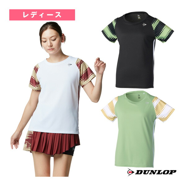 テニスウェア（レディース） ダンロップ ゲームシャツ レディース DAP-1623W
