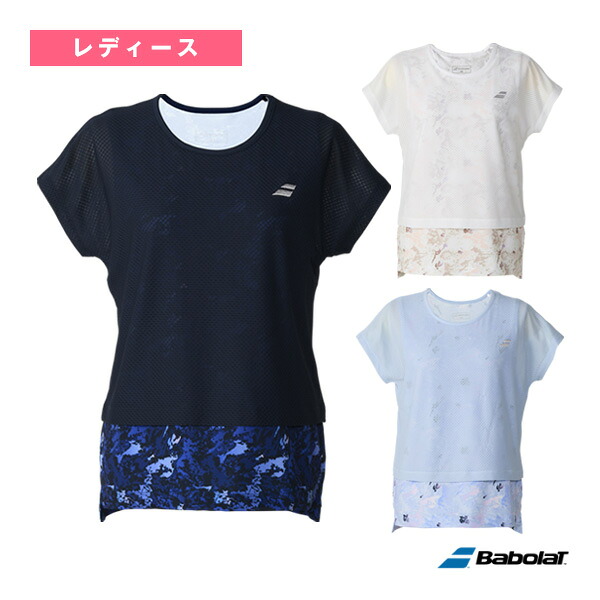 テニスウェア（レディース） バボラ プレイレンジ 半袖シャツ PLAY SHORT SLEEVE SHIRT レディース BWG6374 ｜スポーツプラザ