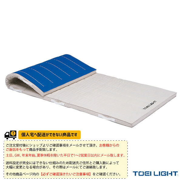 体育館用品設備・備品 TOEI(トーエイ) [送料別途]ノンスリップコンビネーションマット 5cm厚 9号帆布 120&times;600&times;5cm T-2367 ｜スポーツプラザ