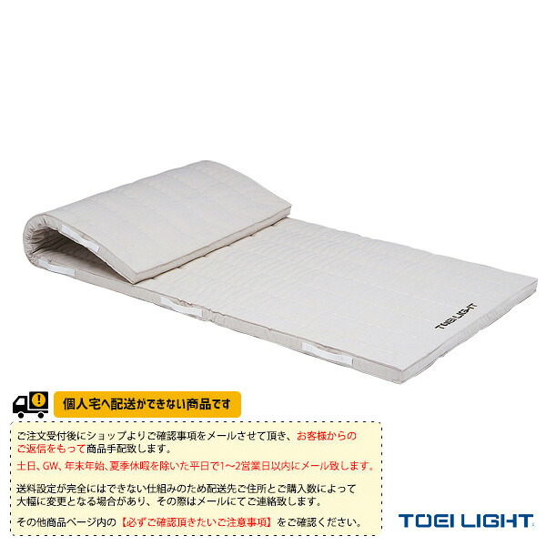 体育館用品設備・備品 TOEI(トーエイ) [送料別途]合成スポンジマット 6cm厚 9号帆布 120×300×6cm T-2612