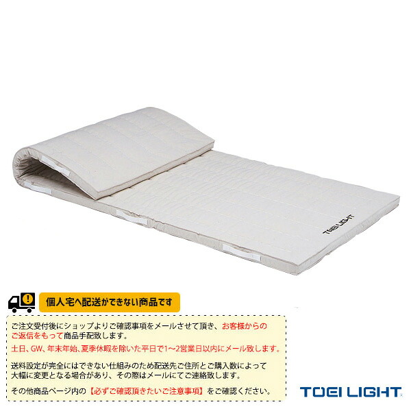 体育館用品設備・備品 TOEI(トーエイ) [送料別途]合成スポンジマット 5cm厚 9号帆布 120&times;240&times;5cm T-2702 ｜スポーツプラザ