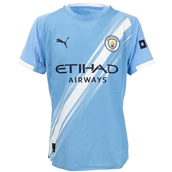 ピューマ 25-26 MCFC マンチェスターシティ 介護ホーム オーセンティックユニフォーム メンズ・レディース 蹴球プルオーバー 半袖 puma 780336-01 サッカー・フットサル-レプリカユニフォーム-スポーツ・アウトドア