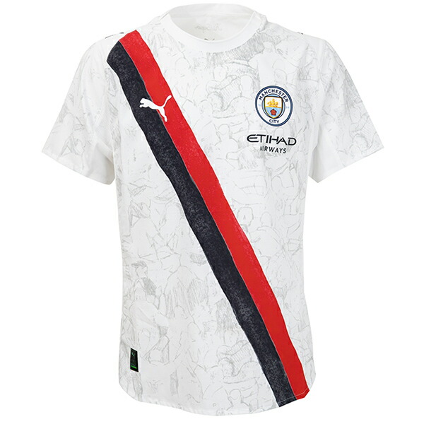 ピューマ KIDSUPER × MCFC マンチェスターシティ オーセンティックユニフォーム メンズ・レディース 蹴球ティーシャツ 半袖 781454-07