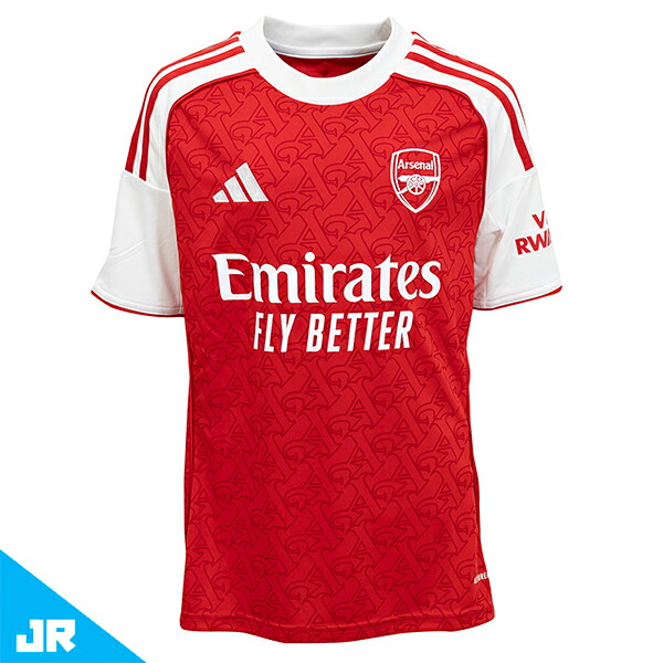 アディダス 25-26 キッズ アーセナルFC ホームレプリカユニフォーム 半袖 ジュニア用 サッカー レプリカシャツ adidas KSJ52-JI9533