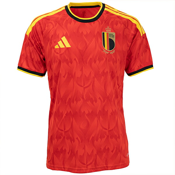 アディダス ベルギー代表 2026 ホームレプリカユニフォーム 半袖 メンズ・レディース サッカー レプリカシャツ adidas JVE20-JM8381