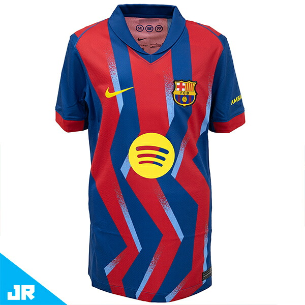 ナイキ 25-26 FCB バルセロナ JR 4th レプリカユニフォーム ジュニア用 サッカー レプリカシャツ 半袖 NIKE FZ1307-432