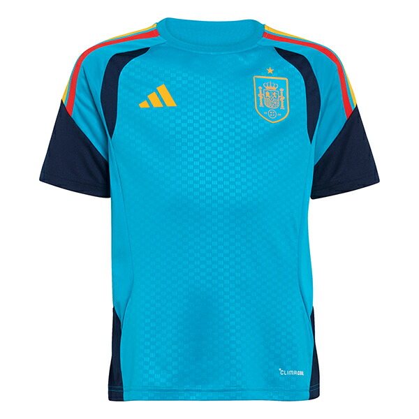 アディダス 2026 スペイン代表 ティロ26 トレーニング ジャージー KIDS ジュニア用 サッカー トレーニングシャツ 半袖 adidas L6364-KB0679