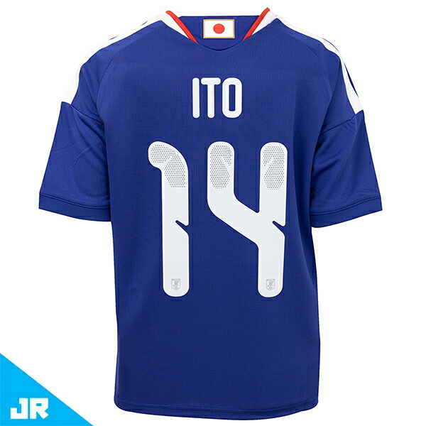 #14 伊東純也 キッズ アディダス サッカー日本代表 2026 ホーム レプリカ ユニフォーム ジュニア用 レプリカシャツ 半袖 adidas UV719-JZ9688【スピード出荷】
