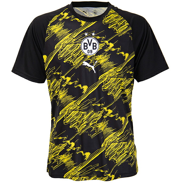 プーマ 25-26 ドルトムント プレマッチシャツ メンズ・レディース サッカー トレーニングシャツ 半袖 puma 784517-01