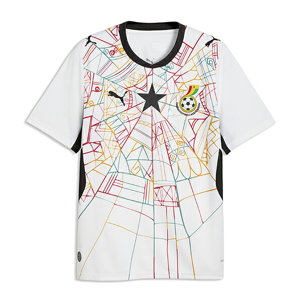 プーマ 2026 ガーナ代表 ホームレプリカユニフォーム 半袖 メンズ・レディース サッカー レプリカシャツ puma 783419-01