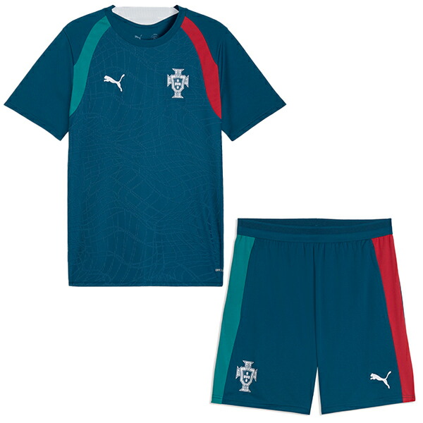 プーマ 2026 ポルトガル代表 トレーニングシャツ＆ショーツ メンズ・レディース サッカー プラクティス上下セット puma 784767-15/784777-15