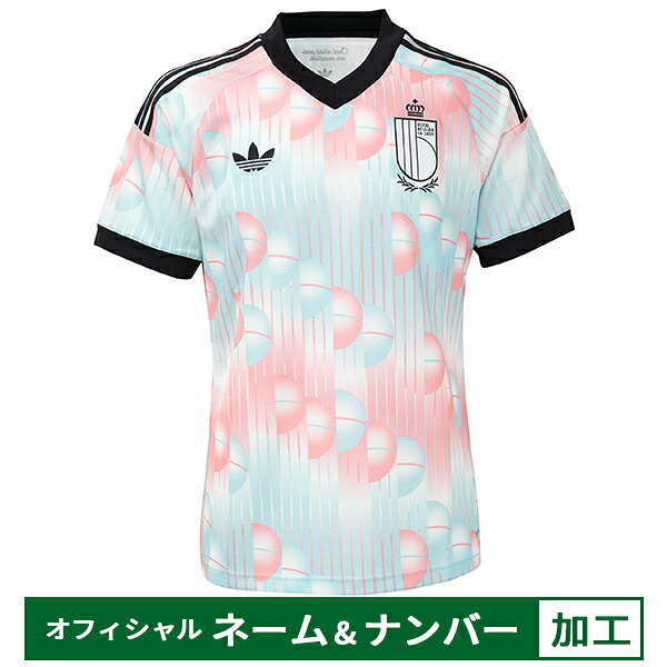 【納期2か月座標軸】アディダス ベルギー代議員団 2026 アウェイ 写し物 制服 半袖 公式的目じるし付き添い人  メンズ・レディース 蹴球 レプリカシャツ adidas JVE24-JM8386