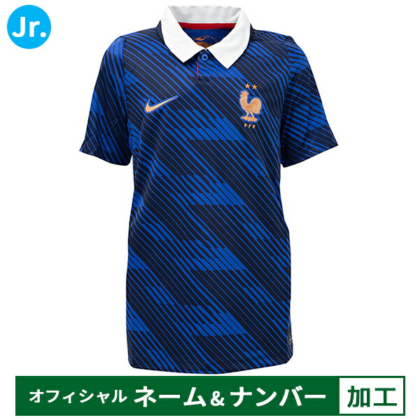 【納期2か月度合い】ナイキ 2026 フランス共和国代議員団 ホームレプリカユニフォーム JR 公式的見澄ます付き添い人 お坊っちゃん用 蹴球 レプリカシャツ 半袖 NIKE IB5129-480