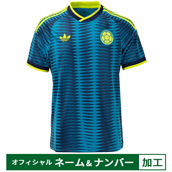 【納期2か月座標軸】アディダス コロンビア代議員団 2026 アウェイ 写し物 制服 半袖 公式的目じるし付き添い人  メンズ・レディース 蹴球 レプリカシャツ adidas JVF26-JL6974