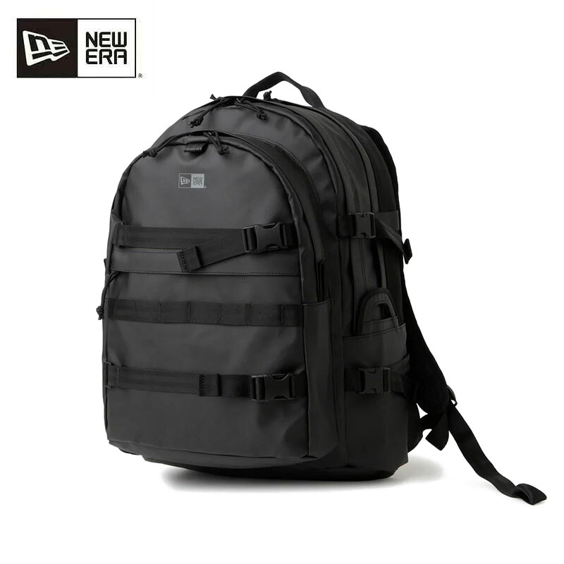 ニューエラ キャリアパック 35L シンセティックレザー ブラック バックパック デイパック リュック 大容量 アウトドア 普段使い 14750920 NEW ERA 2026春夏