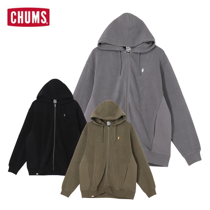 チャムス トラウトボーンジップフーディ メンズ パーカー 長袖 フルジップ オーバーサイズ カジュアル CH00-1536 CHUMS 2025秋冬 6,066円