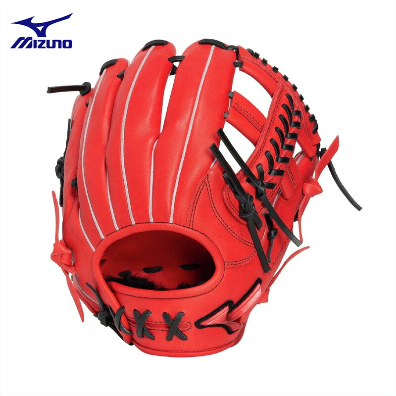 ミズノ ウィルドライブ レッド 軟式グローブ グラブ 内野手用 サイズ9 一般用 大人用 1AJGR34603 mizuno 2026春夏 店頭展示品｜SPORTS EBI-TEN