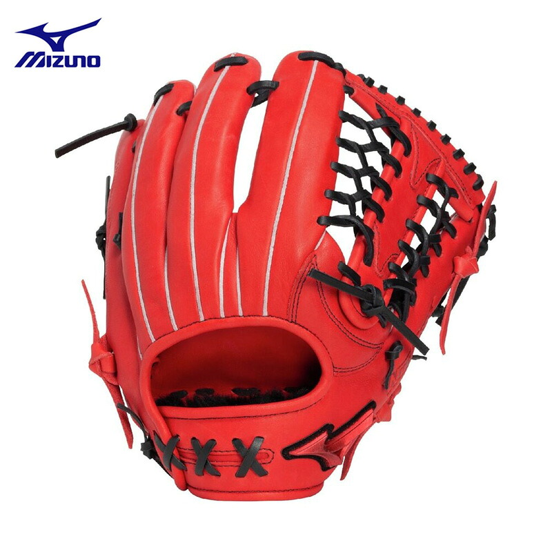 ミズノ ウィルドライブ レッド 軟式グローブ グラブ 外野手用 サイズ14 一般用 大人用 1AJGR34607 mizuno 2026春夏 店頭展示品