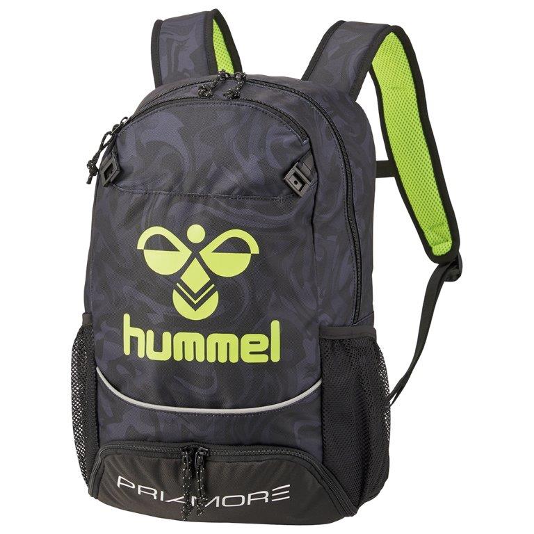 ヒュンメル リュック プリアモーレ バックパック 22L ブラック×グレー HFB8043-9092