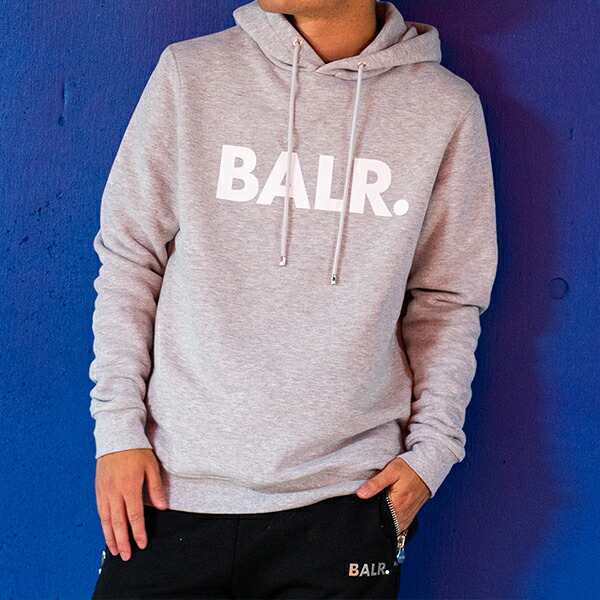 最も優遇 BALR. ボーラー パーカー メンズ ロゴ プルオーバー Brand