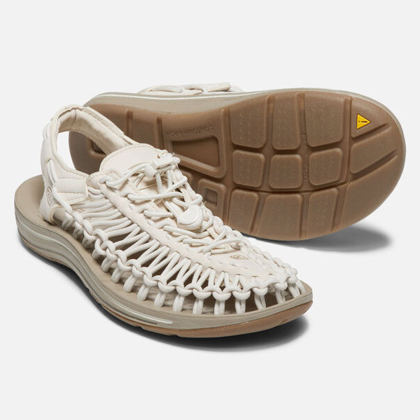 キーン サンダル レディース ユニーク ホワイトキャップ/コーンストーク KEEN UNEEK 1018698｜クレブスポーツ通販事業課