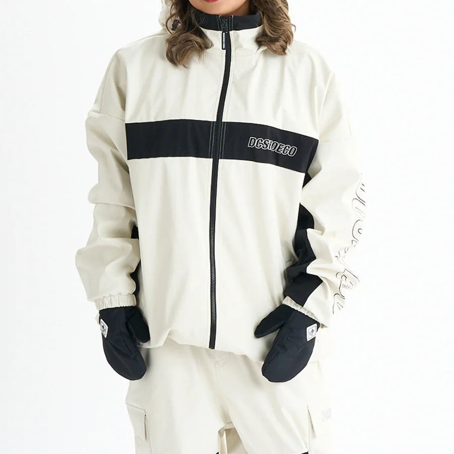 DC Shoes ディーシー シューズ スノーボードジャケット ディーシー スノースタンドジップジャケット ホワイト DJK243933-WHT|クレブスポーツ通販事業課