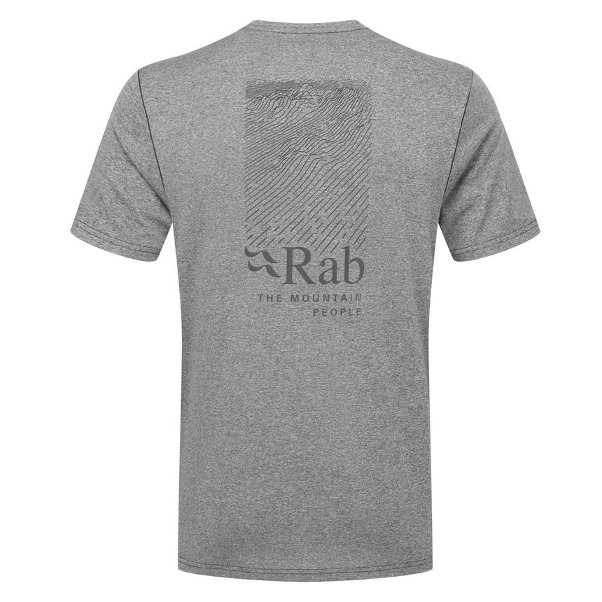 Rab ラブ マントル リッジ ティー メンズ ベルーガ Tシャツ 半袖 QCC16-BEL Rab アウトドア ウェア