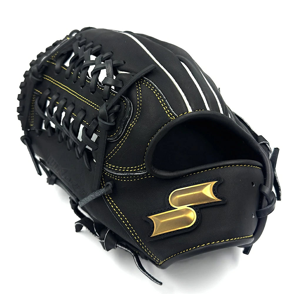 【ブラック&ブラウン】SSK 一般軟式外野手用グラブ 軟式トラスト［ベーシックライン］（サイズ30.5cm）一般外野手用