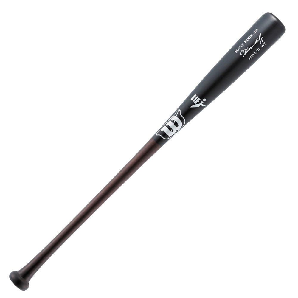 ウイルソン 硬式バット 木製 超軽量 HWY02TL 85cm/840g平均 ブラック/Dブラウン 硬式野球 WBW2024020-8584