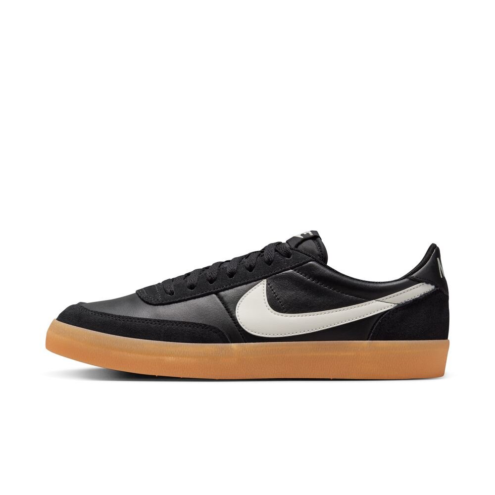 ナイキ キルショット 2 なめし革 NIKE スニーカー メンズ 黒いこと/セイル/チュインガム黄色 432997-070