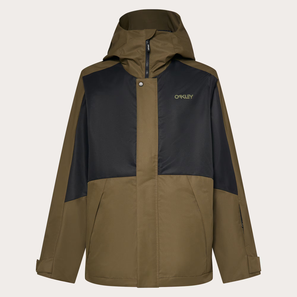 OAKLEY オーク材ロバート・エドワード・リー スノージャケット メンズ スキーの板 スノーボード 御召しもの Range RC Jacket 2.0 army green FOA406098-7CE