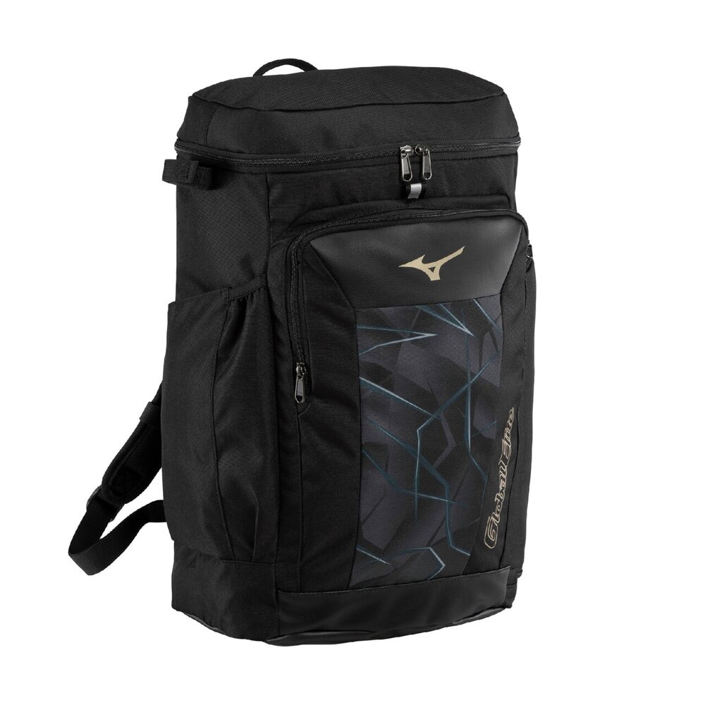 2026年春夏限定カラー ミズノ 少年野球リュック 30L GEバックパックJr. ブラック×ブラック 1FJDD45090