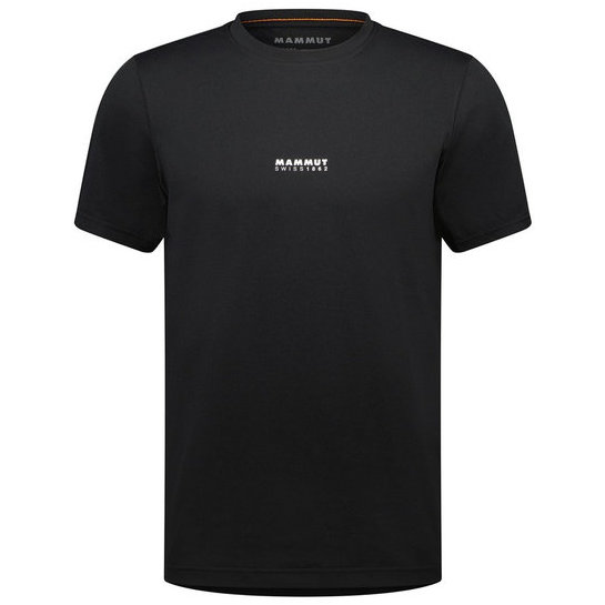 マムート Tシャツ メンズ 半袖 QD ロゴ プリント Tシャツ アジアンフィット black PRT1 1017-02012-00253