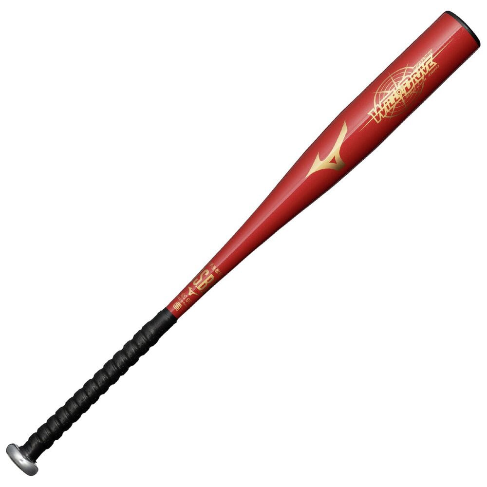 ミズノ 少年軟式バット トップバランス 78cm ウィルドライブ レッド&times;ヒッティングナビ 少年野球 1CJMY19378-62｜クレブスポーツ通販事業課