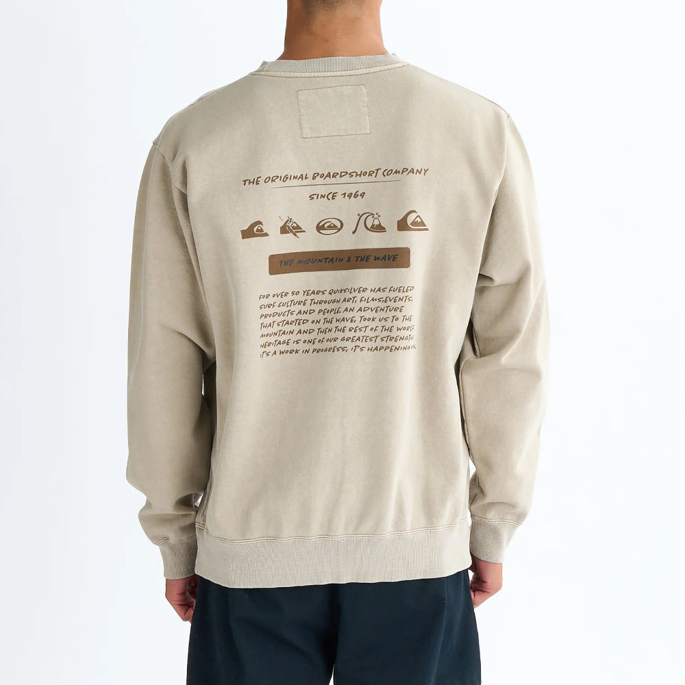 クイックしろがね色 調教師 労働者の一団のど首 メンズ 汗水 PG HISTORY SWEAT CREW QPO254010-BGE
