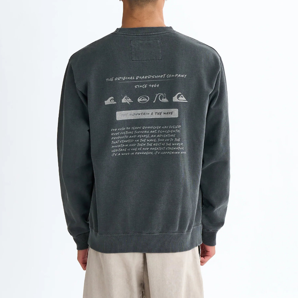 クイックしろがね色 調教師 労働者の一団のど首 メンズ 汗水 PG HISTORY SWEAT CREW QPO254010-BLK