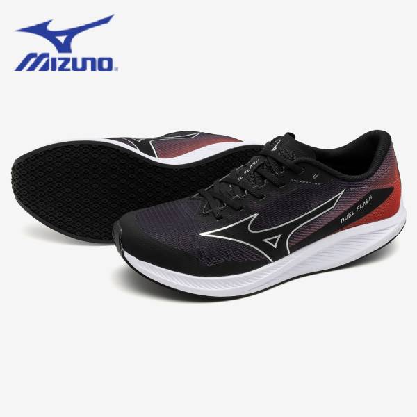 【全品尖んがり3倍+5％OFFクーポン券】\u003cBR\u003eミズノ mizuno 駈けっくらシューズ メンズ レディース デュエルフラッシュ DUELFLASH U1GD2380 01