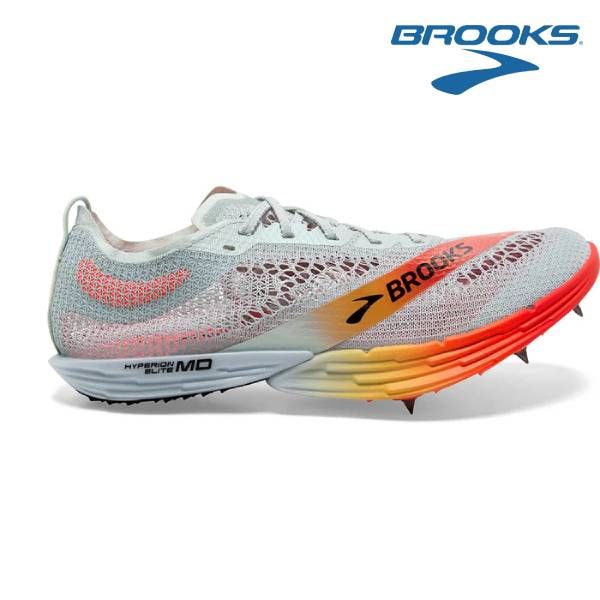 【全品ポイント2倍+最大8%OFFクーポン】 ブルックス BROOKS 陸上 スパイク メンズ HYPERIONELITEMD BRU0480-OR 中距離用