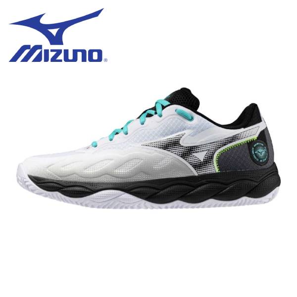 【全品尖んがり3倍+5％OFFクーポン券】\u003cBR\u003eミズノ MIZUNO 庭球シューズ メンズ レディース ウエーブエンフォースコート WIDE OC 61GB243109 粘土／砂入り口・入口人工芝厚地の外套