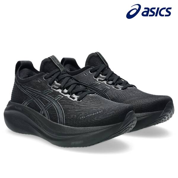 ASICS ブラック 厚底　ゲルニンバス26 GEL NIMBUS26 ASICS アシックス（ASICS）（メンズ）ランニングシューズ