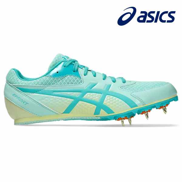 【全品尖んがり5倍+最高限度3％OFFクーポン券】\u003cBR\u003eアシックス asics 地面スパイク メンズ レディース EFFORT 13 1093A167-301 短距離/中距離/ハードル/走幅跳/三段跳/棒高跳