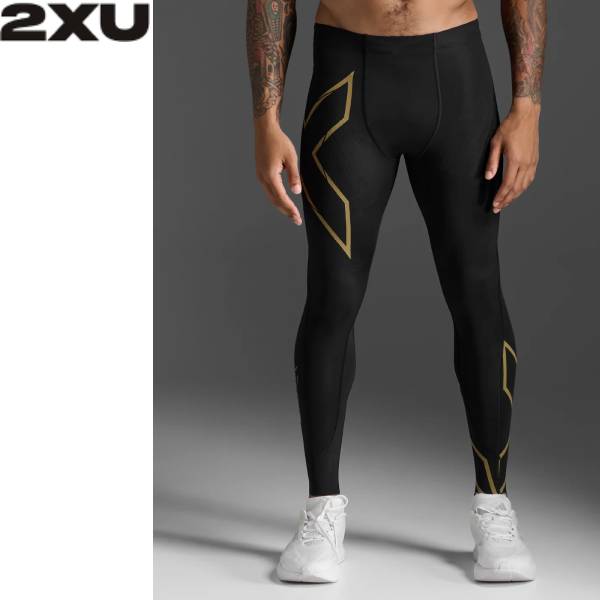 【全品ポイント2倍+最大8%OFFクーポン】 ツータイムズユー 2XU メンズ ランニングウエアー MCS ラン コンプレッションタイツ M MA5305B BLKGRF