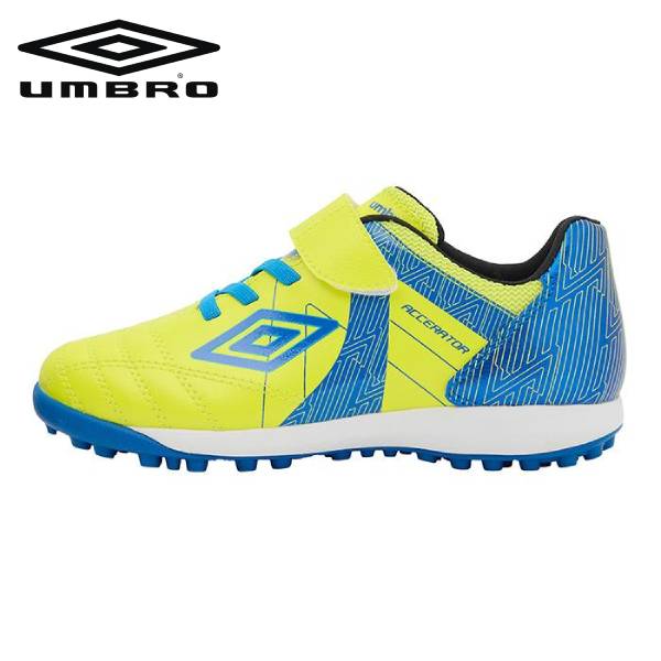【全品ポイント2倍+最大8%OFFクーポン】 アンブロ umbro サッカー トレーニングシューズ ジュニア アクセレイター SB JR WIDE UF6SCST3J-YLBL 4,598円