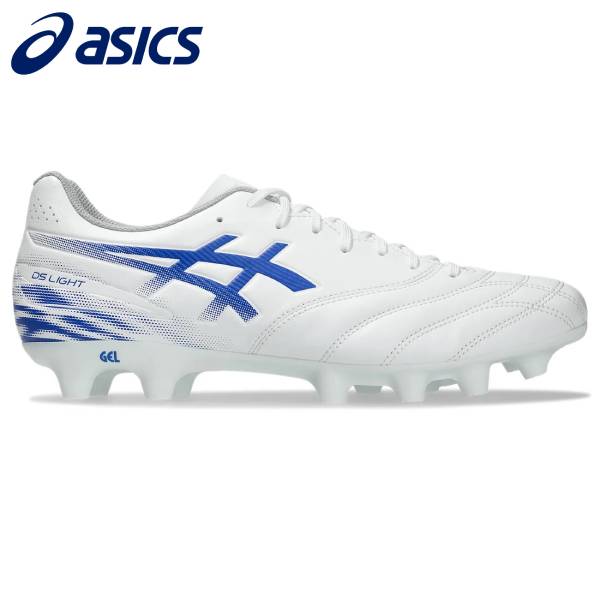 【全品ポイント2倍+最大8%OFFクーポン】 アシックス asics サッカー スパイク メンズ DS LIGHT CLUB 1103A128-100 天然芝／人工芝／土グラウンド
